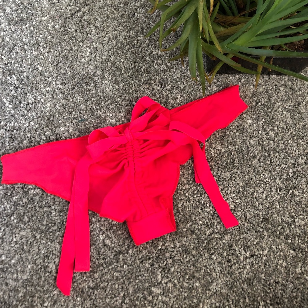 Pink Stone Fox Bikini Bottoms